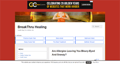 Desktop Screenshot of breakthruhealing.co.uk